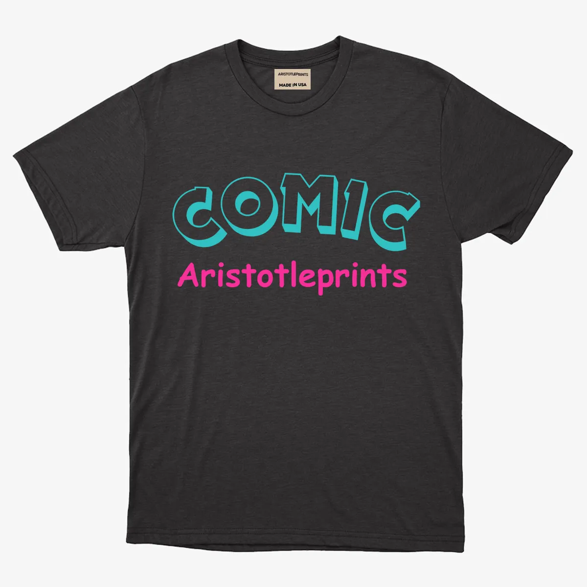 Comic Aristotleprints Tee - Black