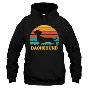 Dachshund Dog Love Hoodie - Black