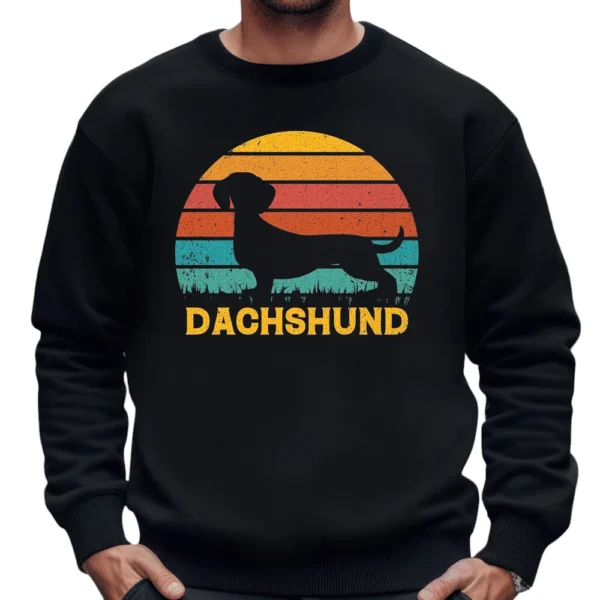 Dachshund Dog Love Sweatshirt - Black