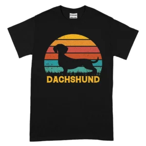 Dachshund Dog Love TShirt - Black